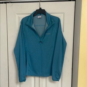 Columbia Blue Quarter-Zip Pullover